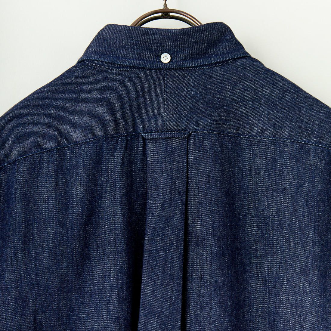 Gymphlex [ジフレックス] ショートスリーブ デニムボタンダウンシャツ [GY-B0244SDM] INDIGO BLU
