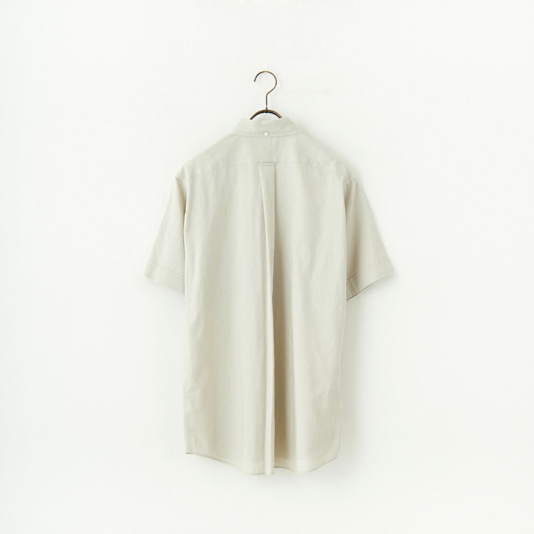 Gymphlex [ジムフレックス] リネンポリエステルクロス ボタンダウンシャツ [GY-B0244LIP] GREIGE