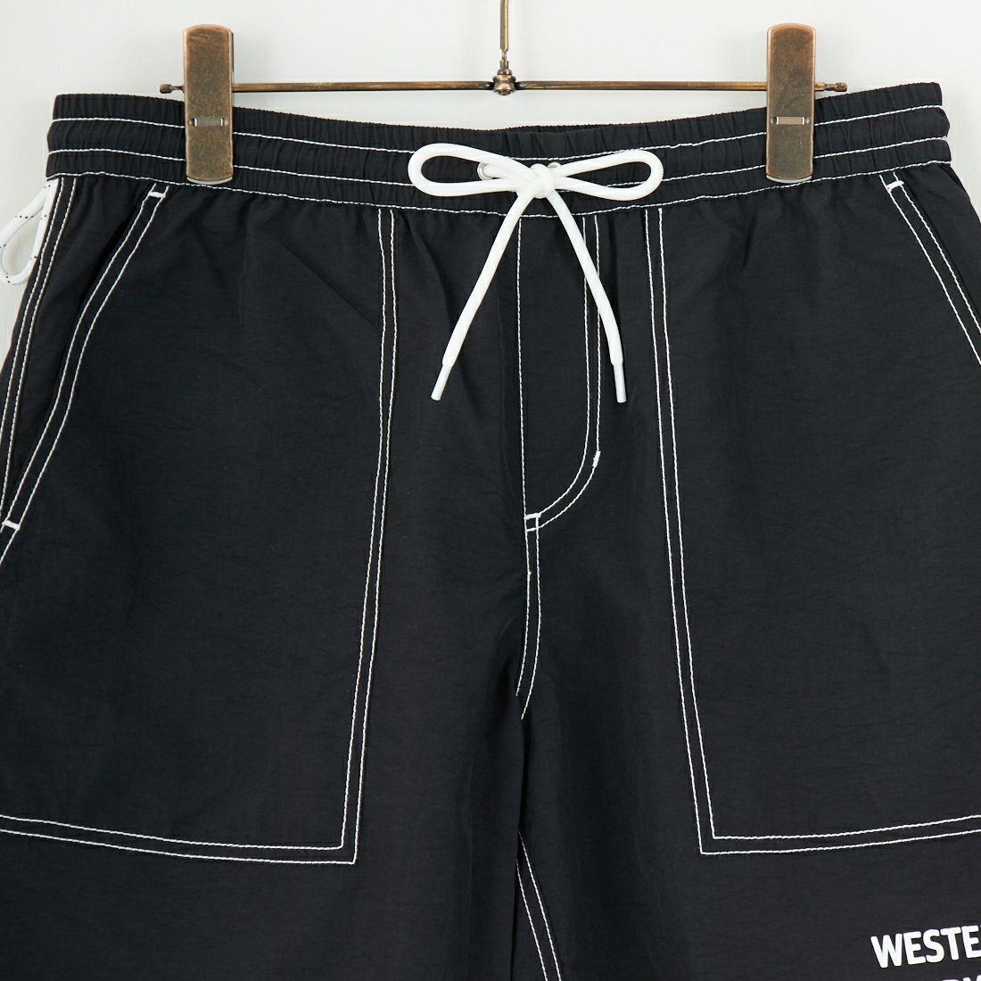 WHR [ダブルエイチアール] ナイロンショーツ [MWHR25S5013-S] 01 BLACK