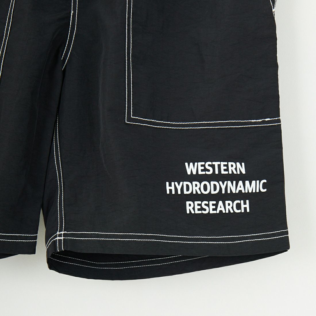 WHR [ダブルエイチアール] ナイロンショーツ [MWHR25S5013-S] 01 BLACK