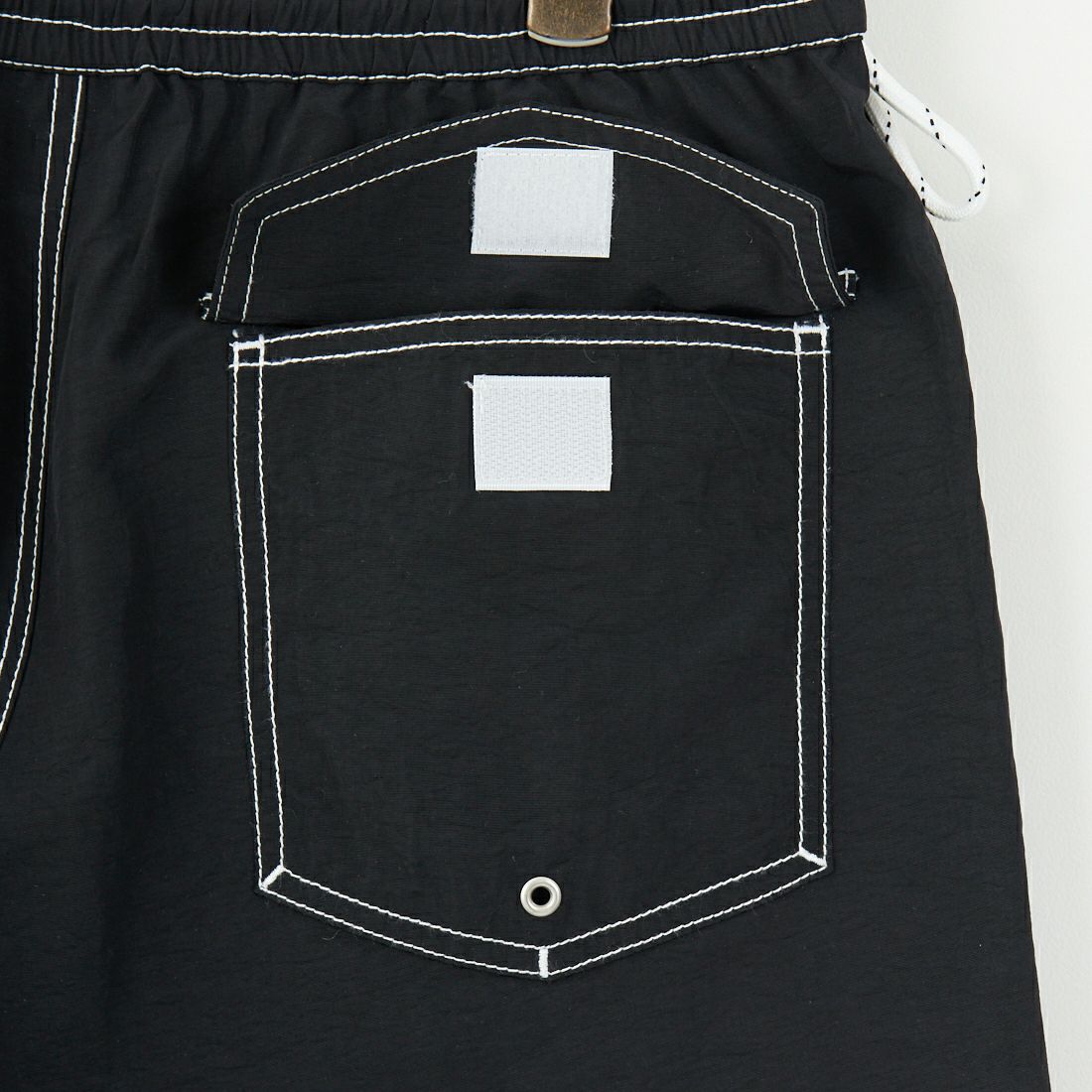 WHR [ダブルエイチアール] ナイロンショーツ [MWHR25S5013-S] 01 BLACK