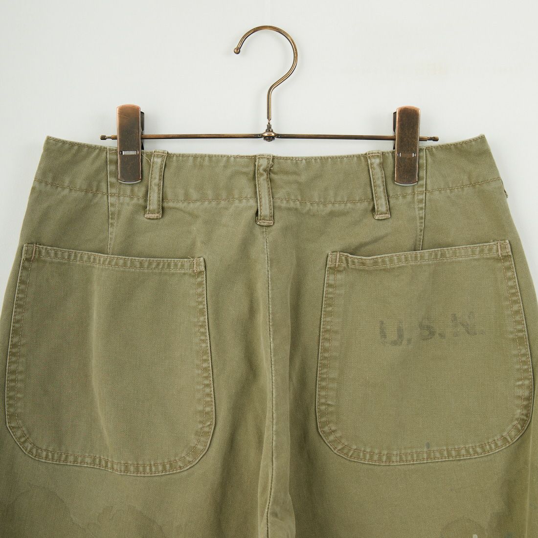 BOW WOW [バウワウ] USN N-3ツイルトラウザー [BW251-UN3TT] OD AGING