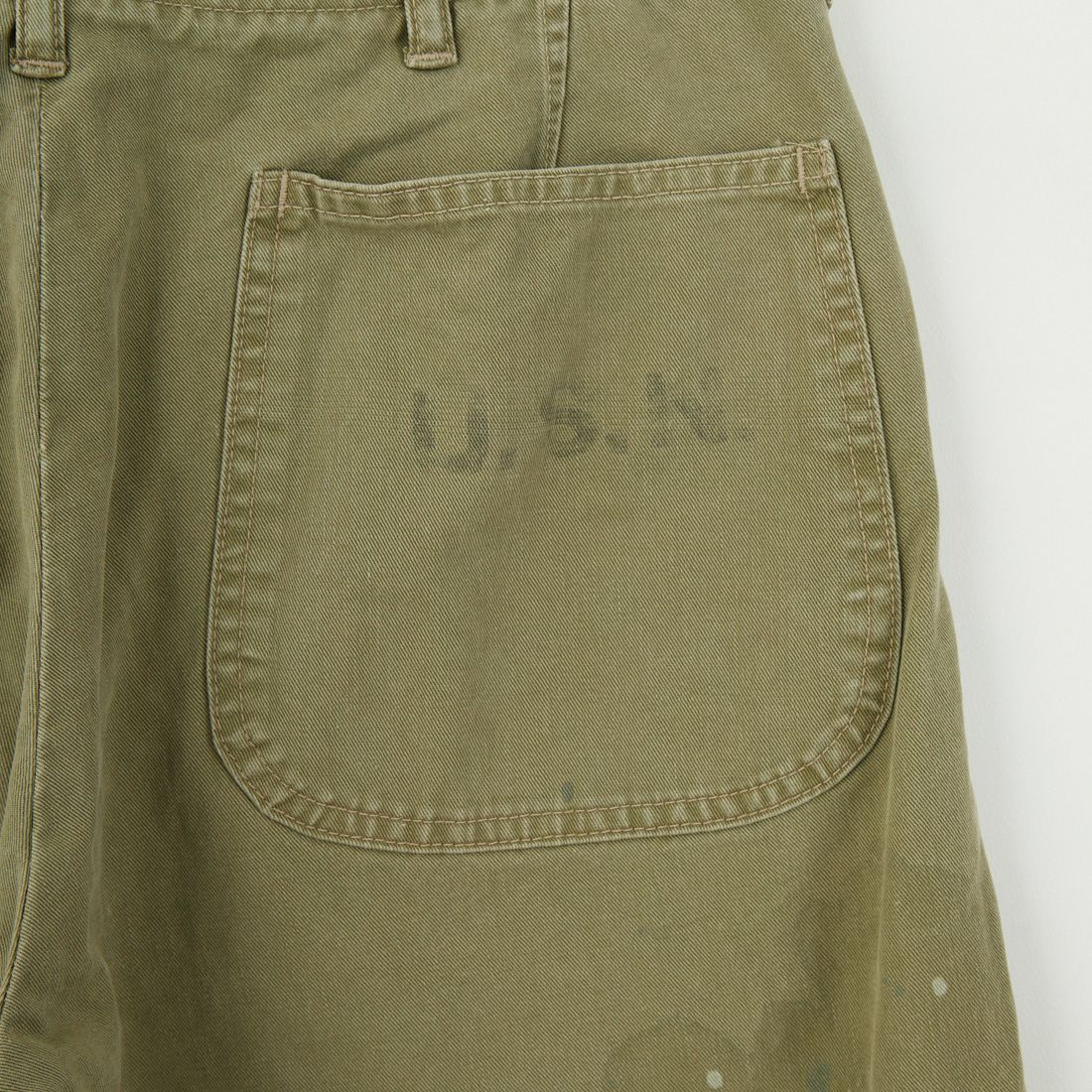BOW WOW [バウワウ] USN N-3ツイルトラウザー [BW251-UN3TT] OD AGING