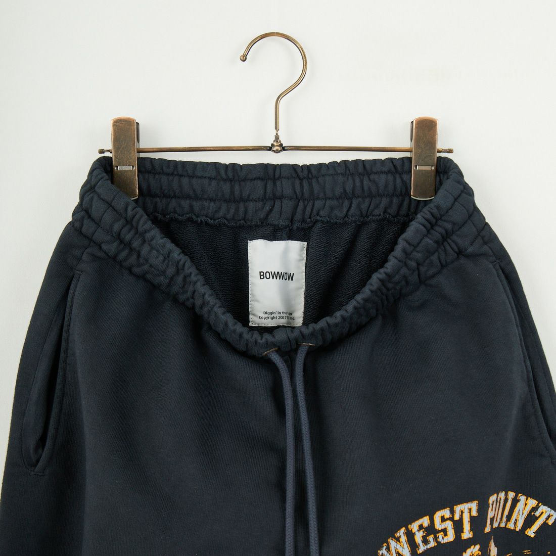 BOW WOW [バウワウ] ウェストポイントスウェットパンツ [BW251-WPSP] BLACK