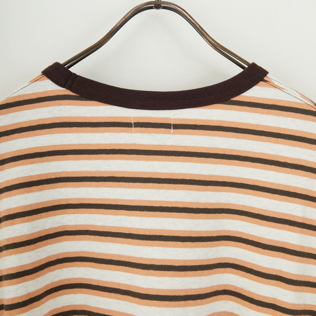 Name. [ネーム] ボーダーロングスリーブTシャツ [NMCU-044] BRN/ORANGE