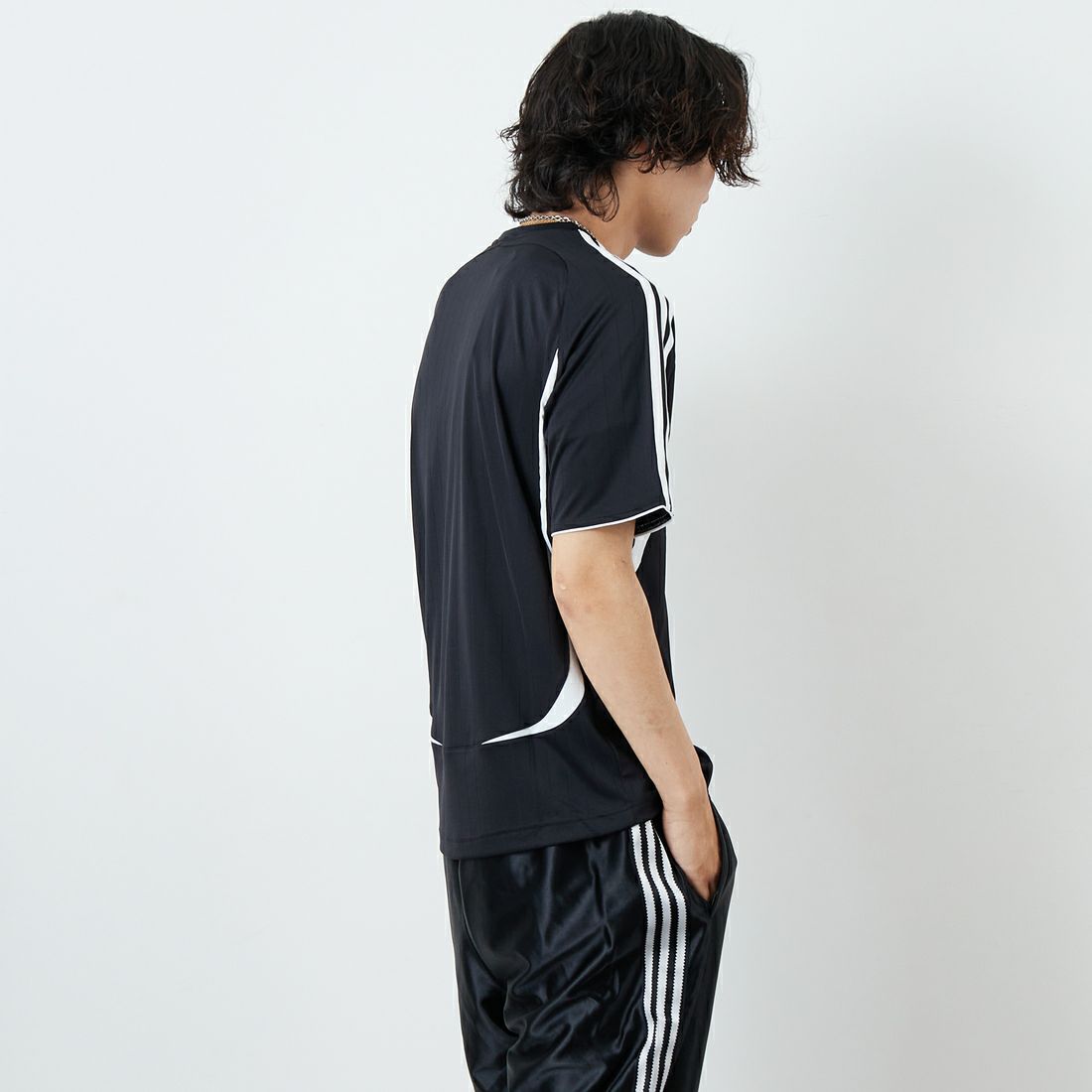 adidas Originals [アディダス オリジナルス] チームガイストTシャツ [KRX30] JC6229 &&モデル身長：179cm 着用サイズ：M&&