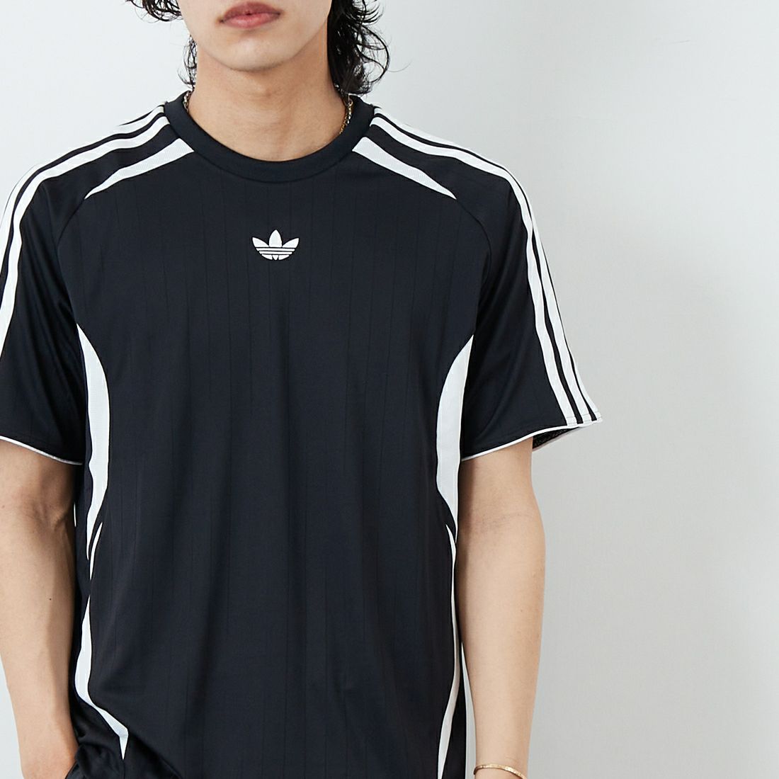adidas Originals [アディダス オリジナルス] チームガイストTシャツ [KRX30] JC6229 &&モデル身長：179cm 着用サイズ：M&&