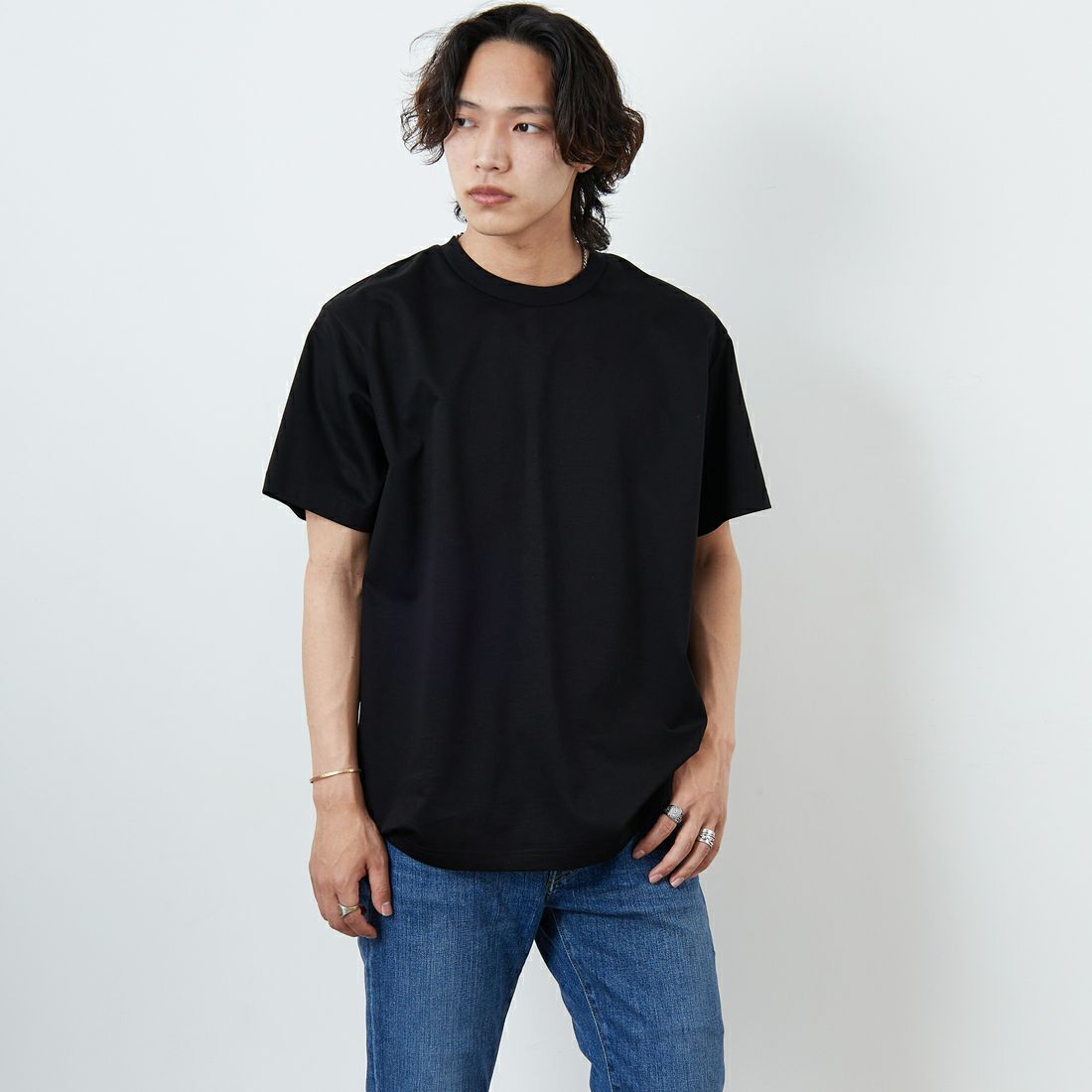 BLACK&&モデル身長：179cm 着用サイズ：3&&