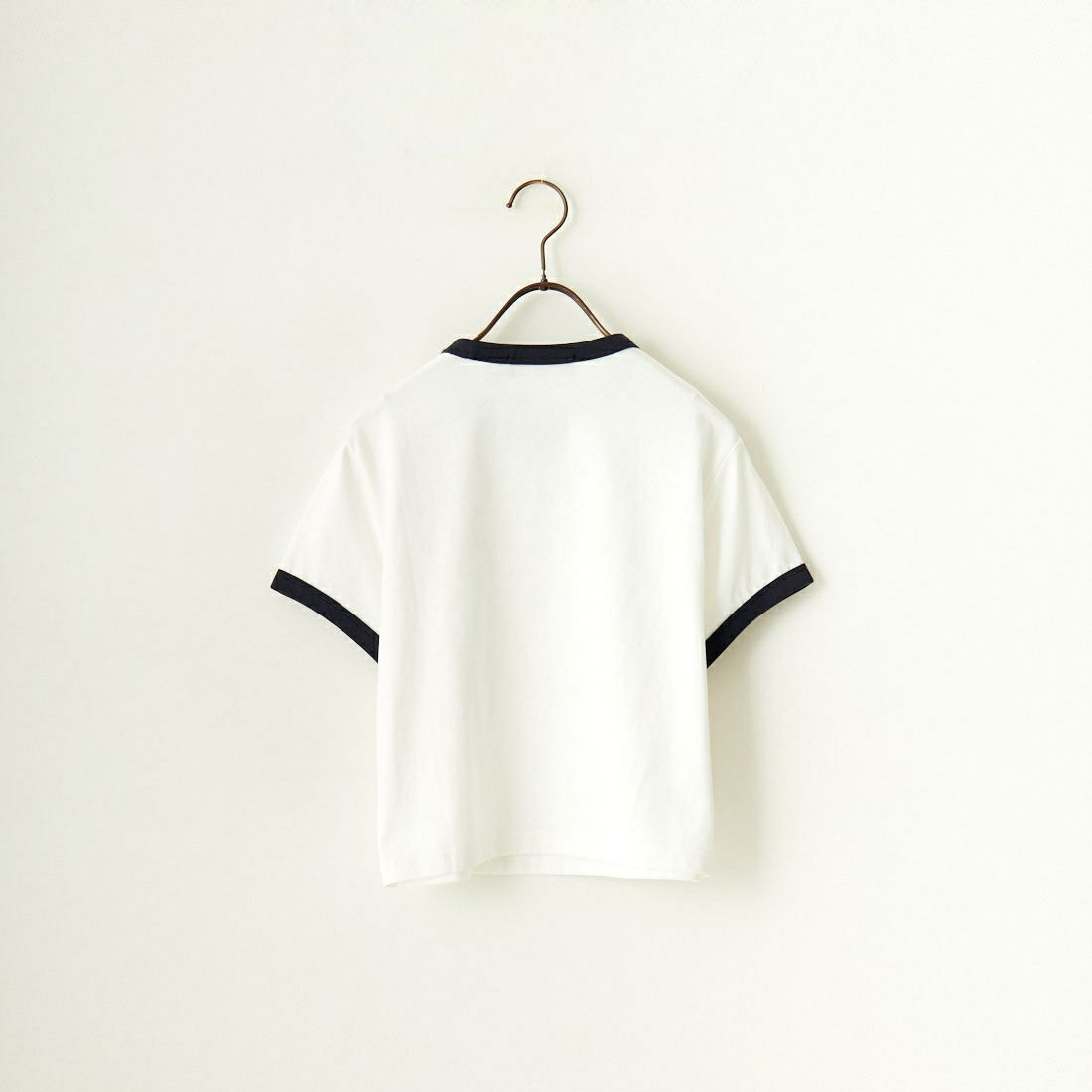 FRED PERRY [フレッドペリー] クロップド リンガーTシャツ [G9163] 129 SNOW W