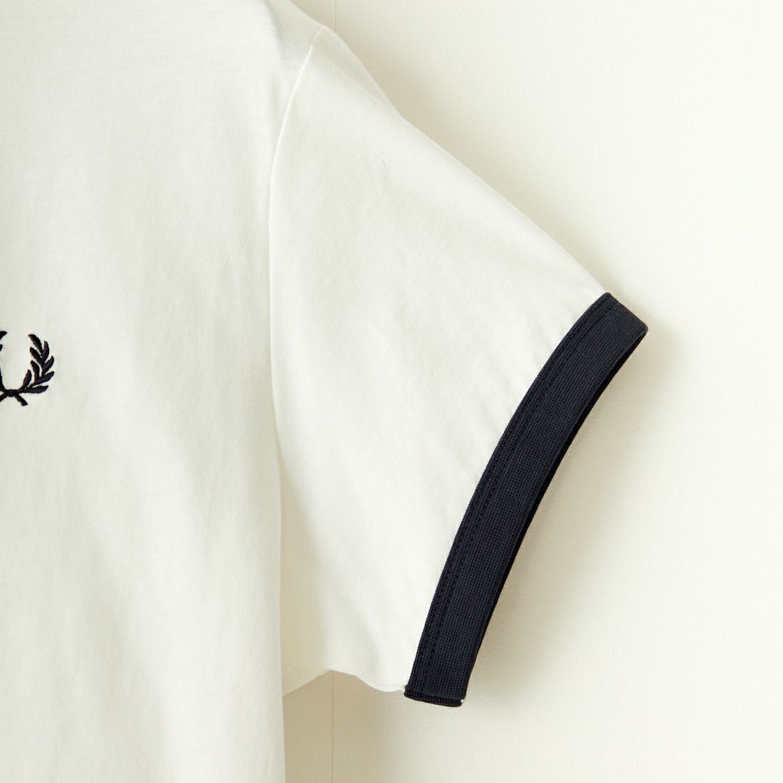 FRED PERRY [フレッドペリー] クロップド リンガーTシャツ [G9163] 129 SNOW W