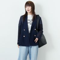 076 ﾈｲﾋﾞｰ&&モデル身長：167cm 着用サイズ：F&&