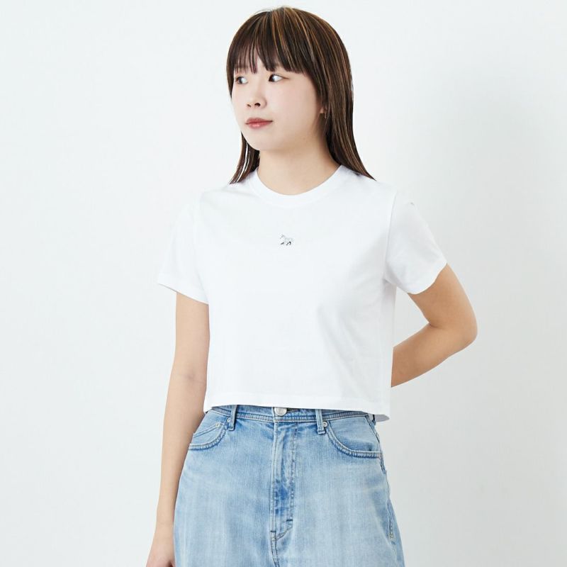 メゾン キツネ ダブルフォックスヘッド パッチ クラシック T