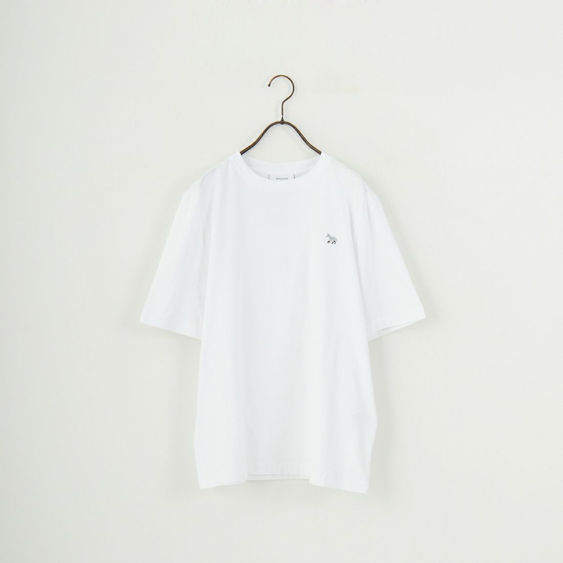 MAISON KITSUNE [メゾン キツネ] ベビーフォックスパッチ コンフォートTシャツ [OW00130KJ0008] P100 WHITE