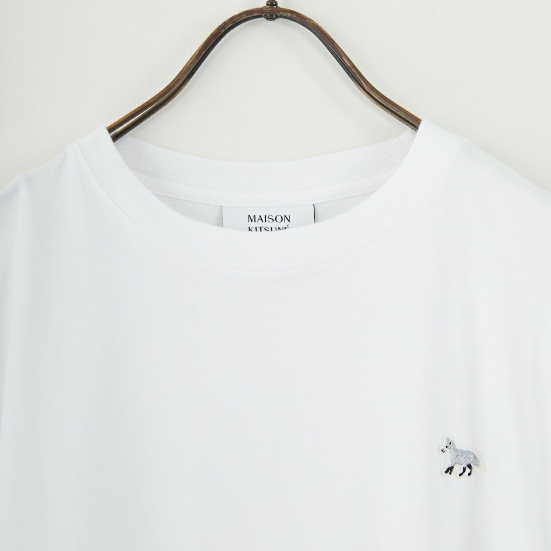 MAISON KITSUNE [メゾン キツネ] ベビーフォックスパッチ コンフォートTシャツ [OW00130KJ0008] P100 WHITE