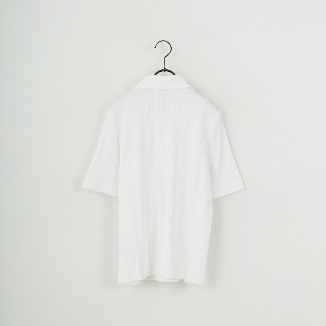 FRED PERRY [フレッドペリー] ワンポイントロゴ刺繍 リブポロシャツ [G9169] 129 SNOW W