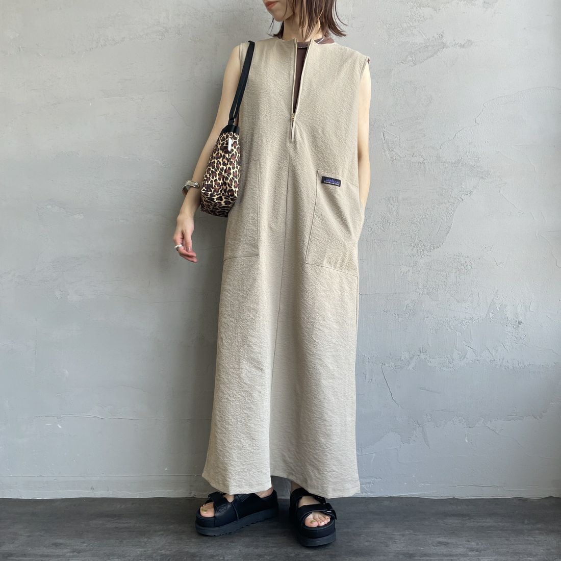 BEIGE&&モデル身長：158cm 着用サイズ：F&&