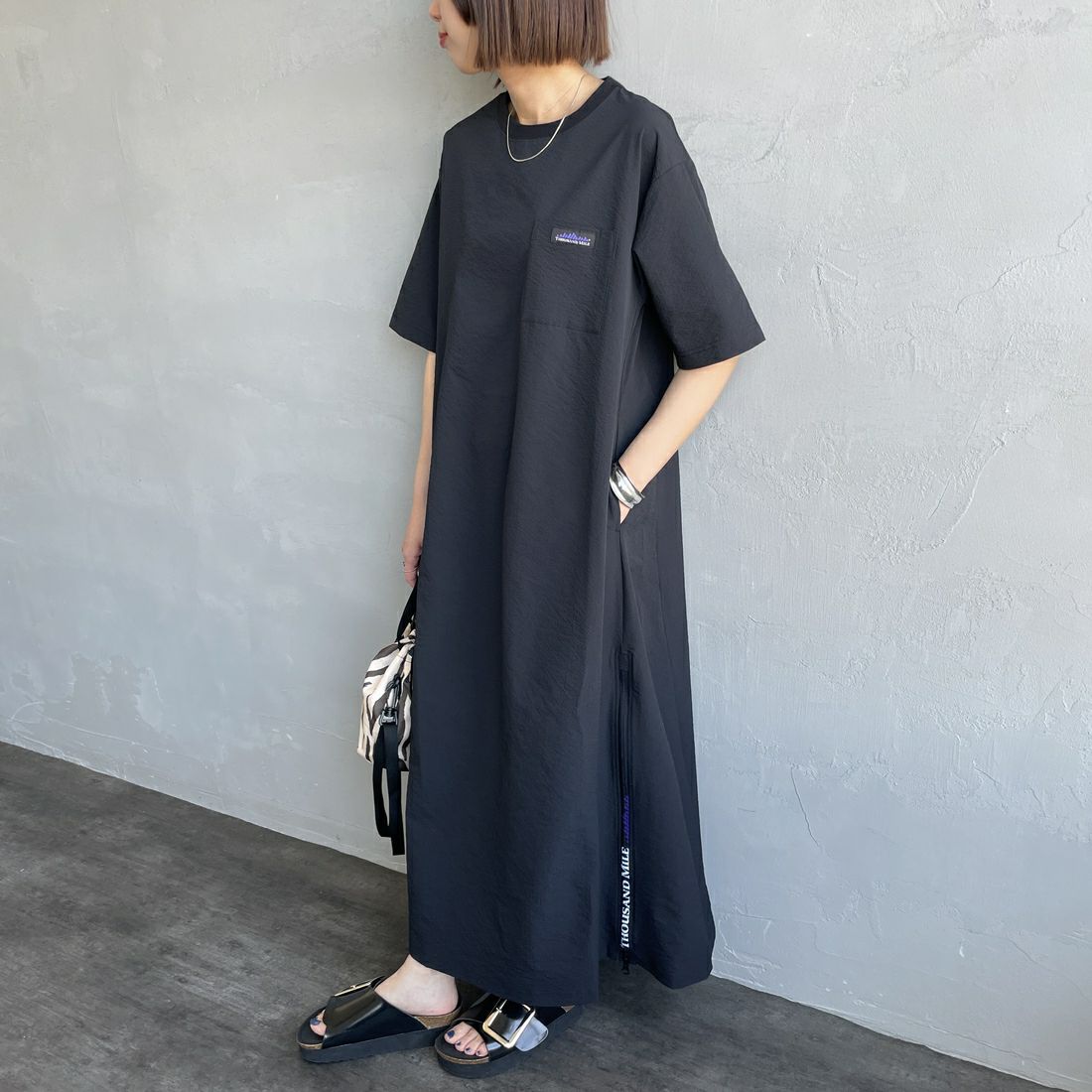 BLACK&&モデル身長：160cm 着用サイズ：F&&