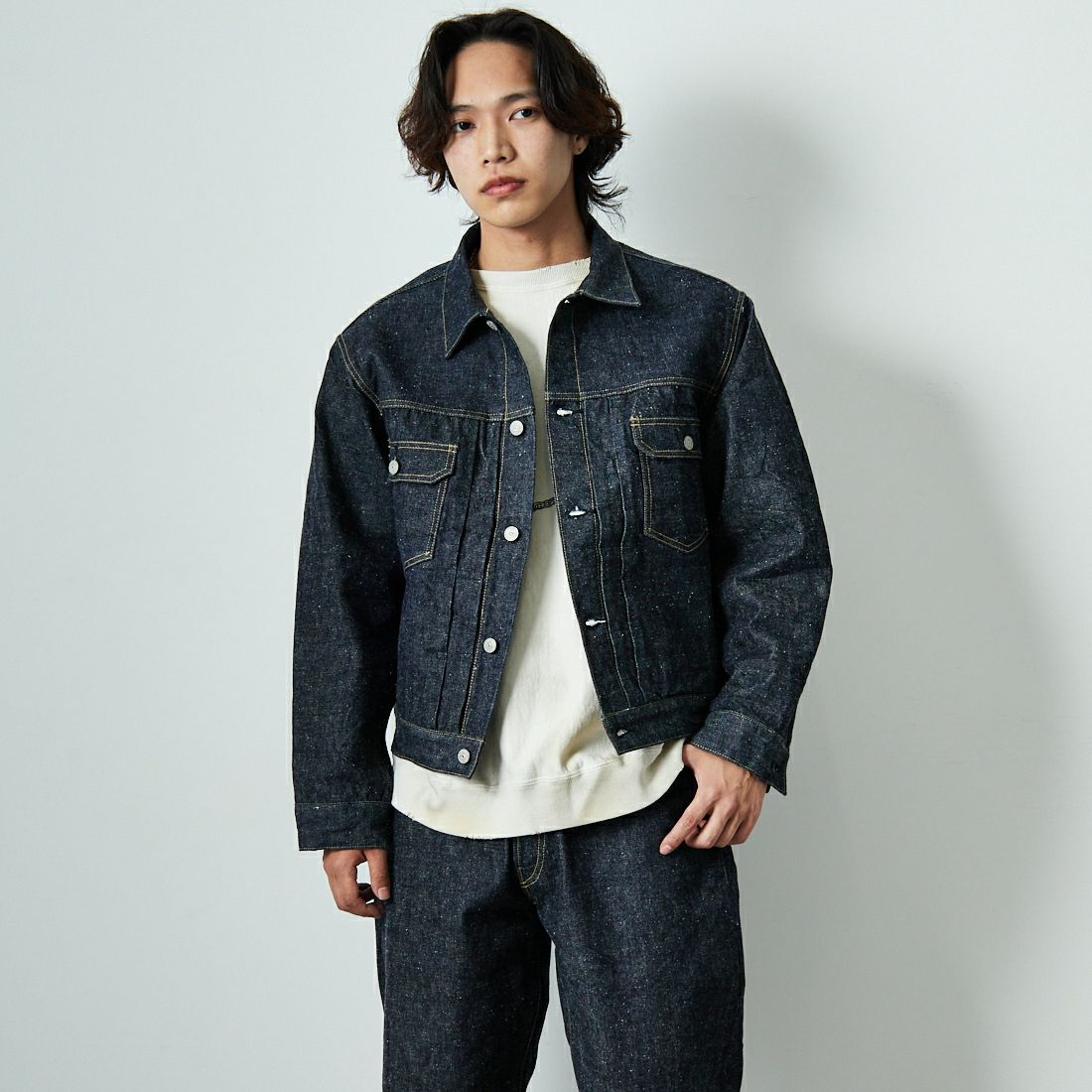 GOLD [ゴールド] 14oz ヴィンテージウォッシュデニムパンツ [GL42503H 