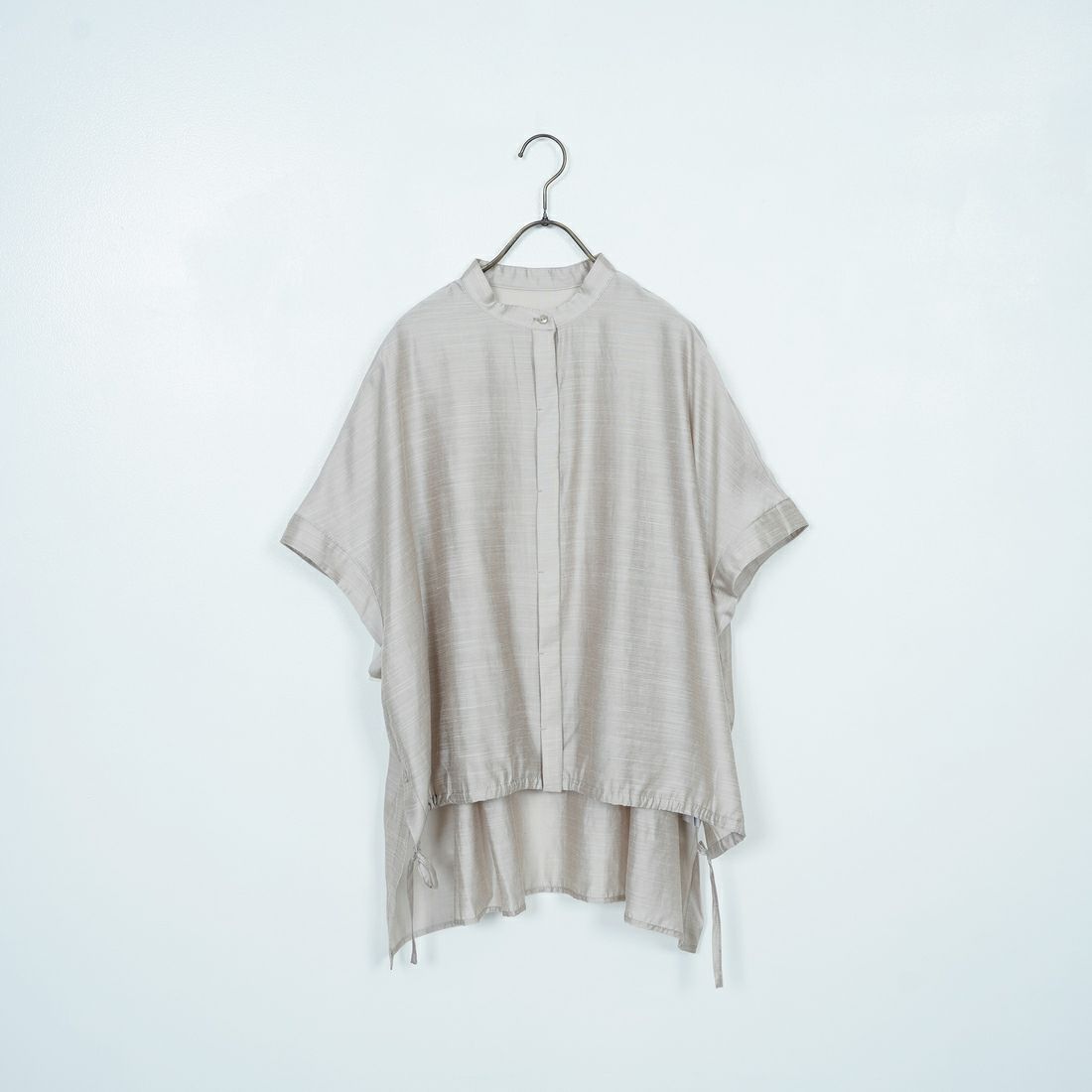 Jf Ready Made [ジェイエフレディメイド] シアー麻シャンブレーブラウス [8855330-02] 61 ﾍﾞｰｼﾞｭ