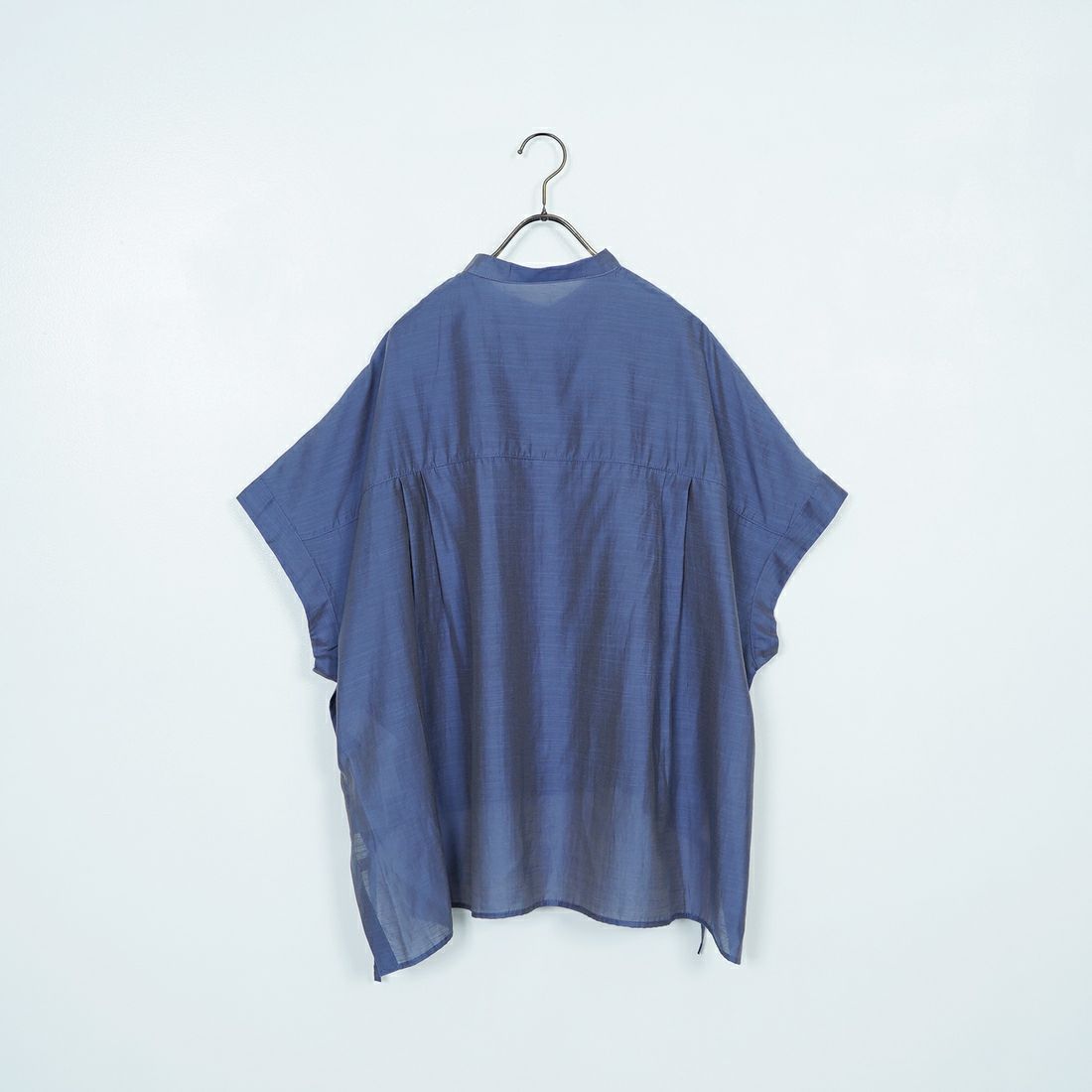 Jf Ready Made [ジェイエフレディメイド] シアー麻シャンブレーブラウス [8855330-02] 82 ﾌﾞﾙｰ