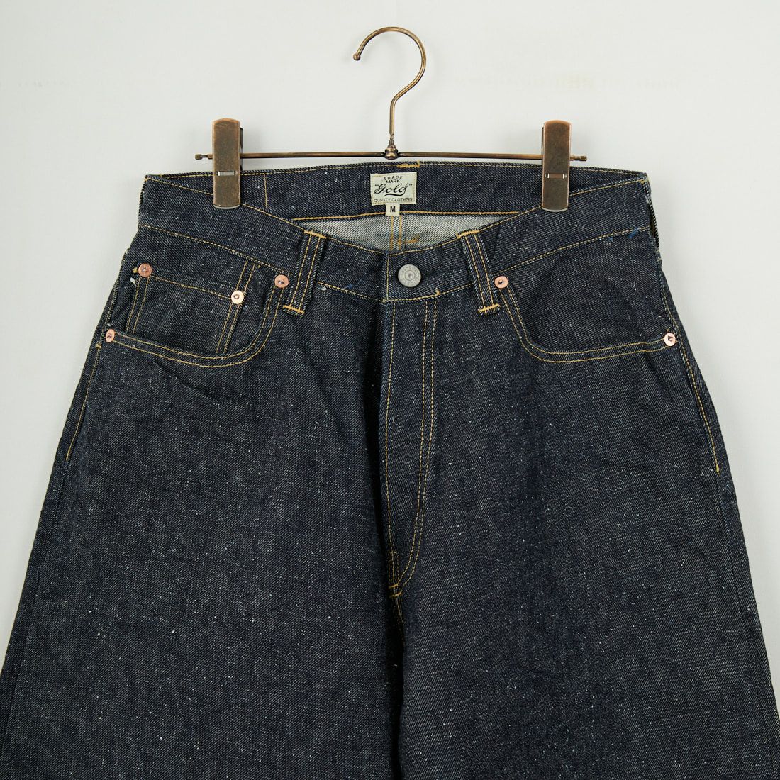 GOLD [ゴールド] 14オンス デニムワイドパンツ [GL42503A] 128 NAVY