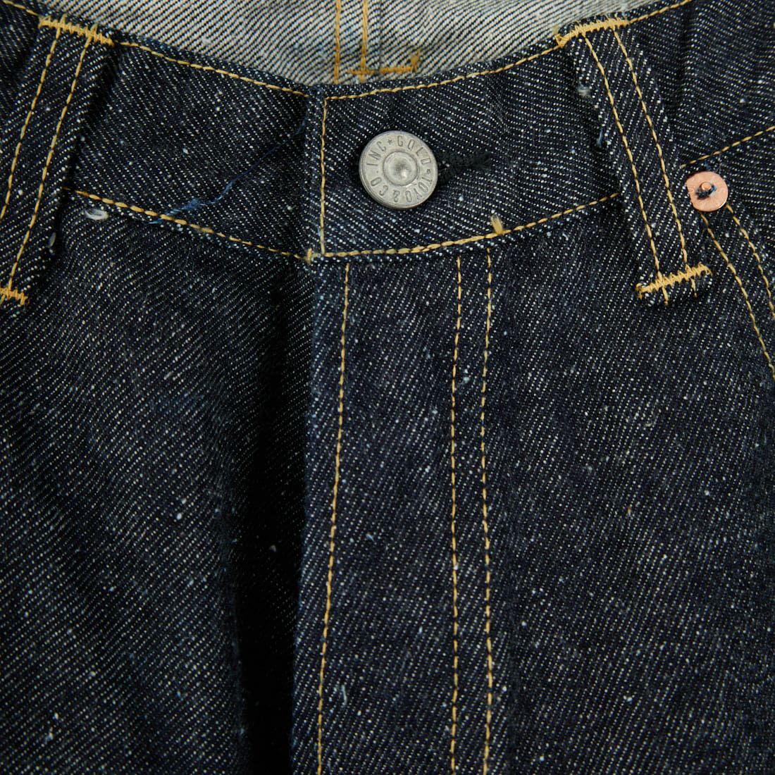 GOLD [ゴールド] 14オンス デニムワイドパンツ [GL42503A] 128 NAVY