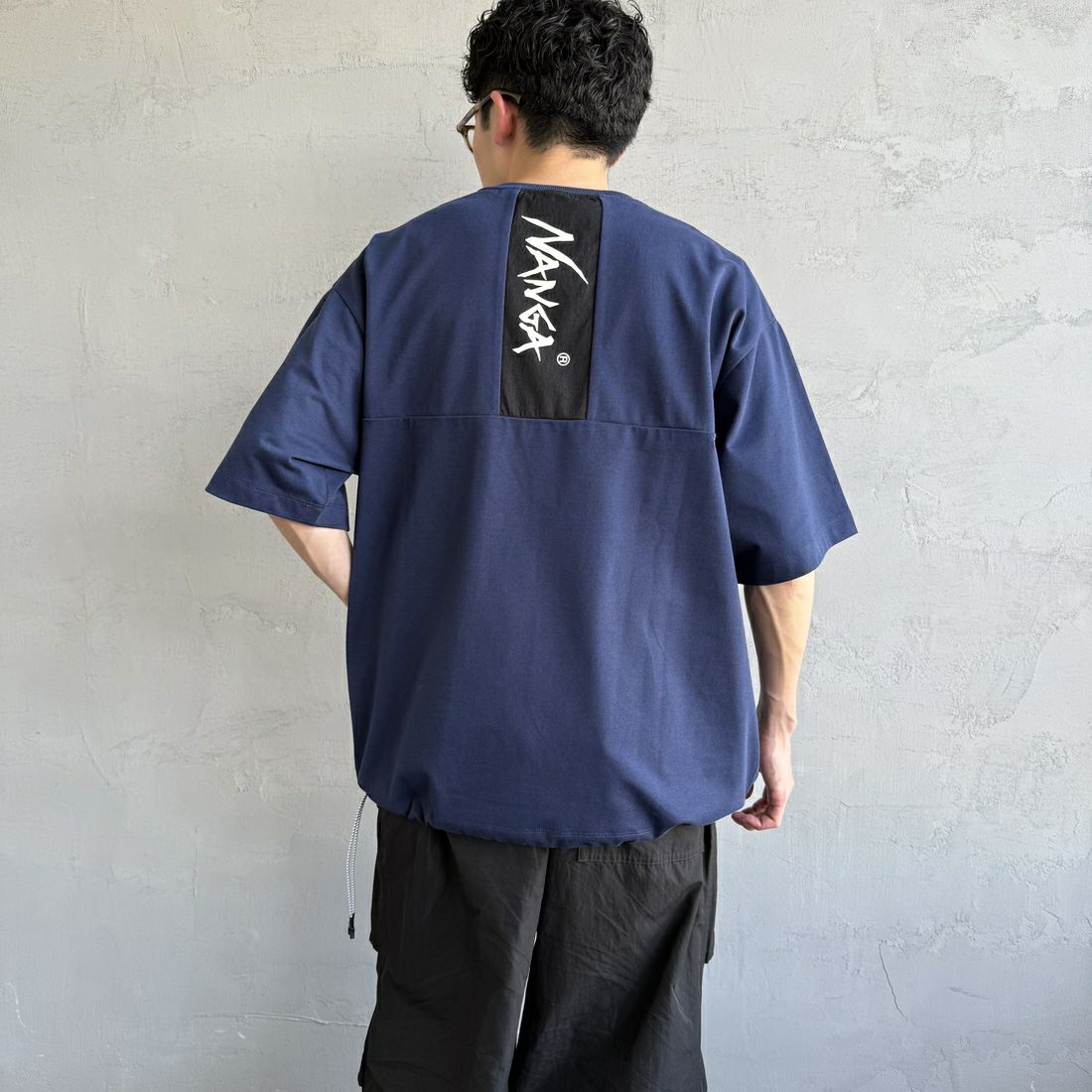 NAVY&&モデル身長：168cm 着用サイズ：L&&