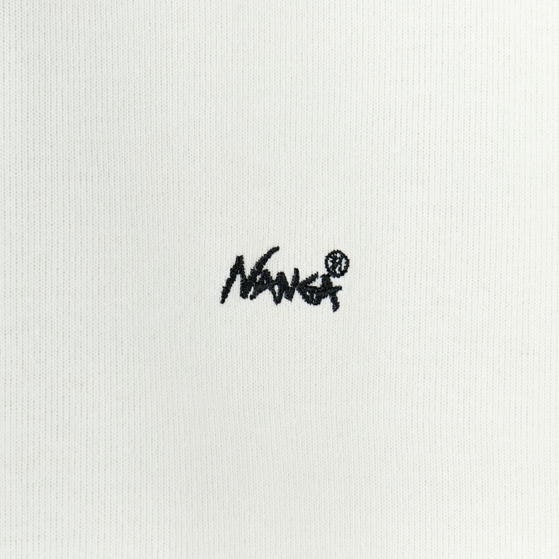 JEANSFACTORY × NANGA [ジーンズファクトリー × ナンガ] 別注 メッシュ切替え ドローコードTシャツ [NW25SS-JF7] WHITE