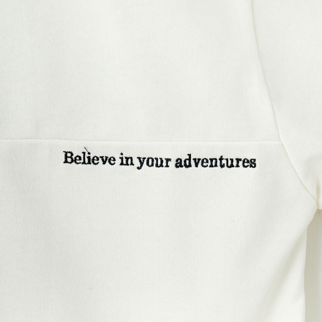 JEANSFACTORY × NANGA [ジーンズファクトリー × ナンガ] 別注 メッシュ切替え ドローコードTシャツ [NW25SS-JF7] WHITE