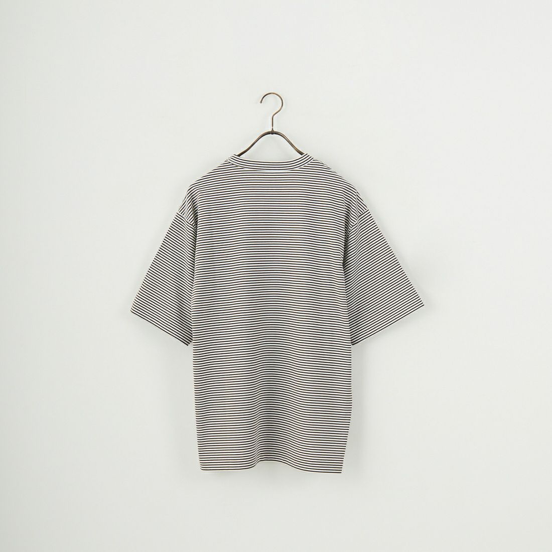 STILL BY HAND [スティルバイハンド] ボーダー半袖Tシャツ [CS03251] WHT/OLV