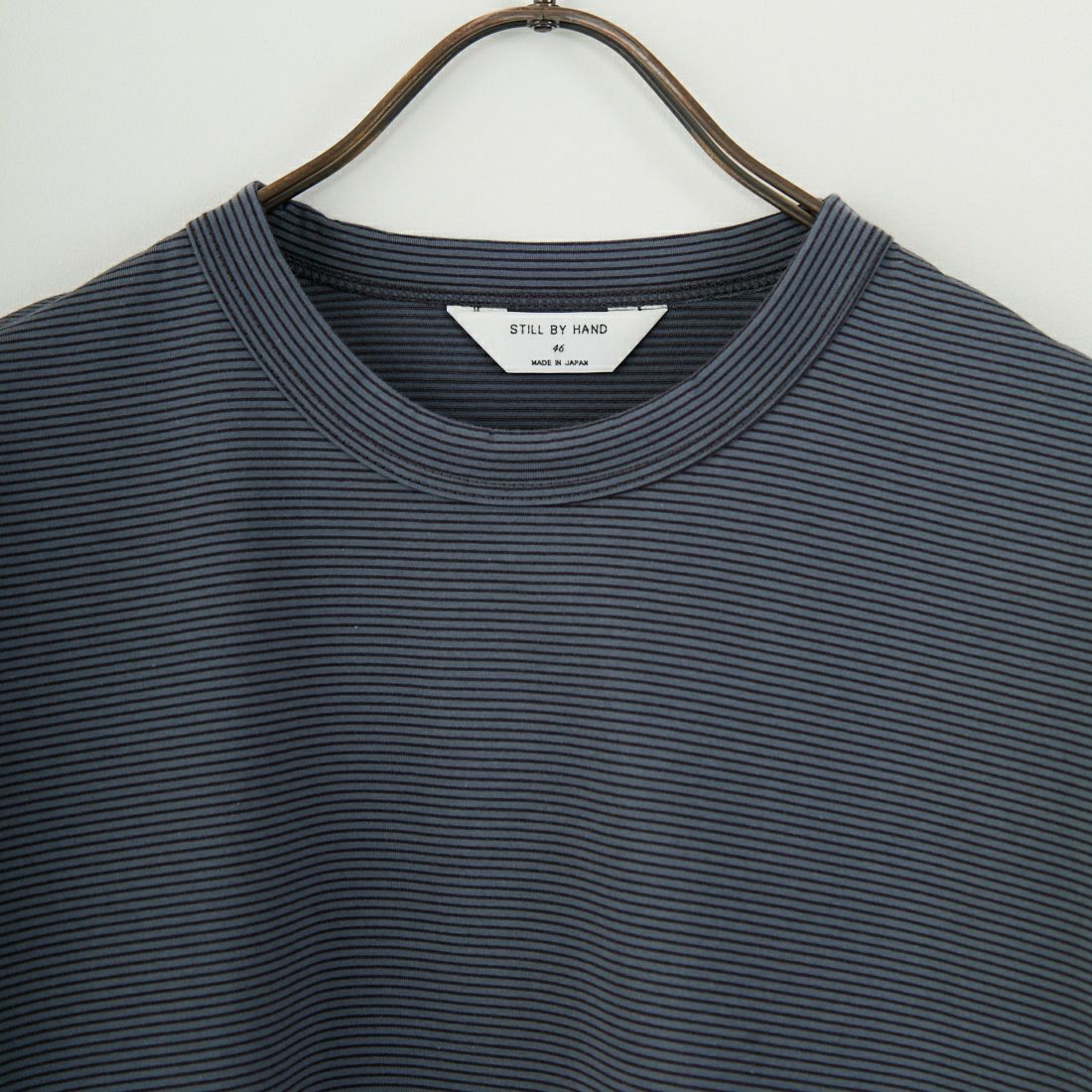 STILL BY HAND [スティルバイハンド] ボーダー半袖Tシャツ [CS03251] GRY/NVY