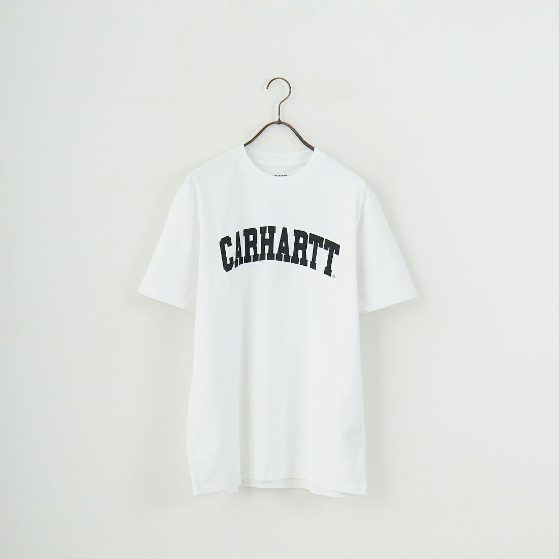 carhartt WIP [カーハートダブリューアイピー] ショートスリーブユニバーシティTシャツ [I034851] WHITE/BLAC