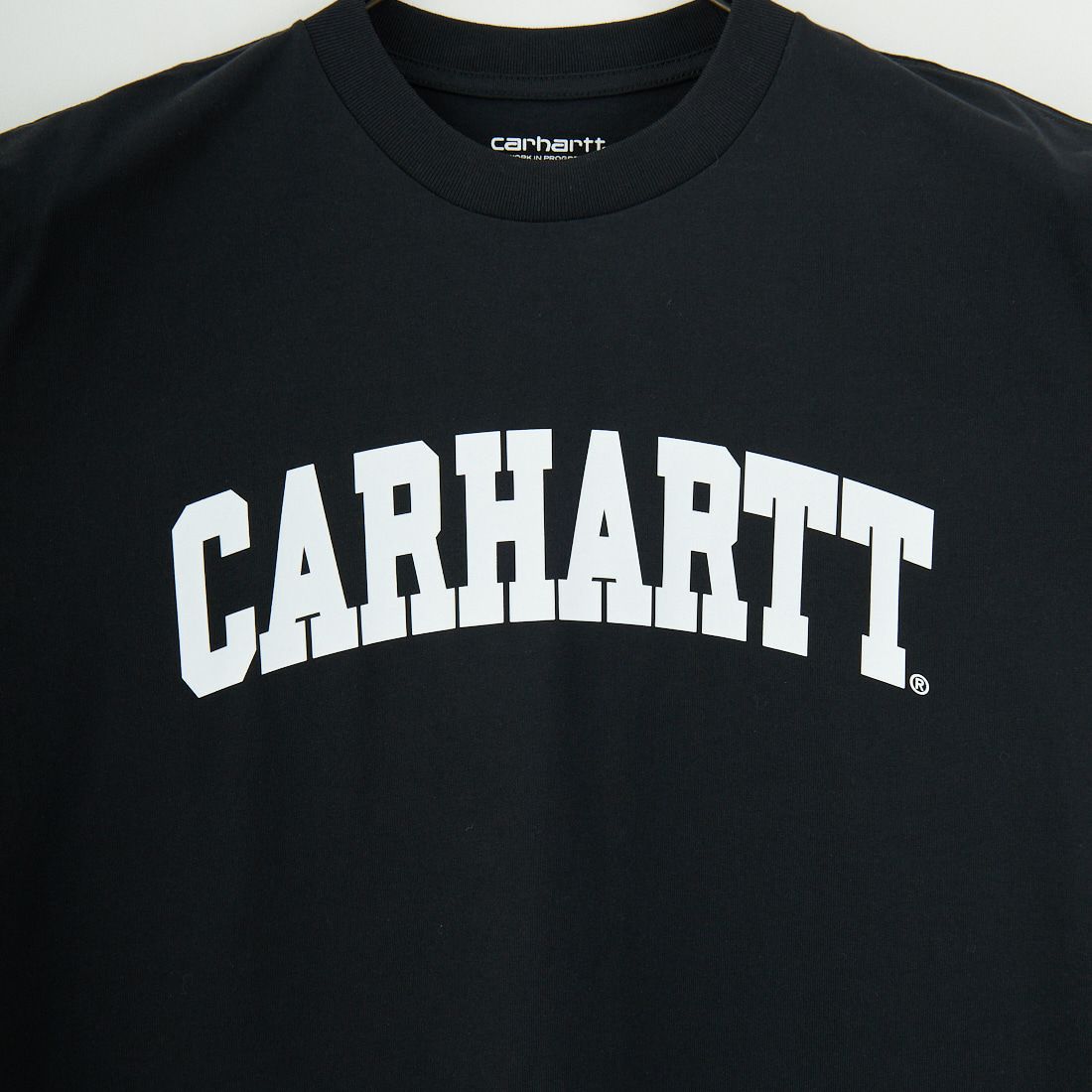 carhartt WIP [カーハートダブリューアイピー] ショートスリーブユニバーシティTシャツ [I034851] BLACK/WHIT
