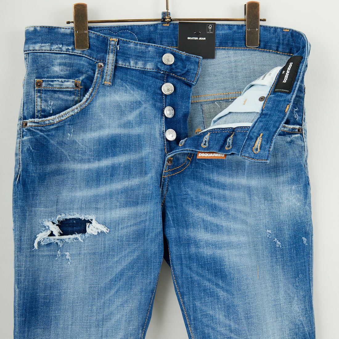 Dsquared2 [ディースクエアード] スケータージーンズ [71LB1577-30342] 470 NAVY B