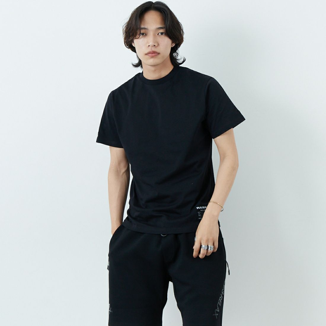 SN90 BLACK&&モデル身長：179cm 着用サイズ：M&&