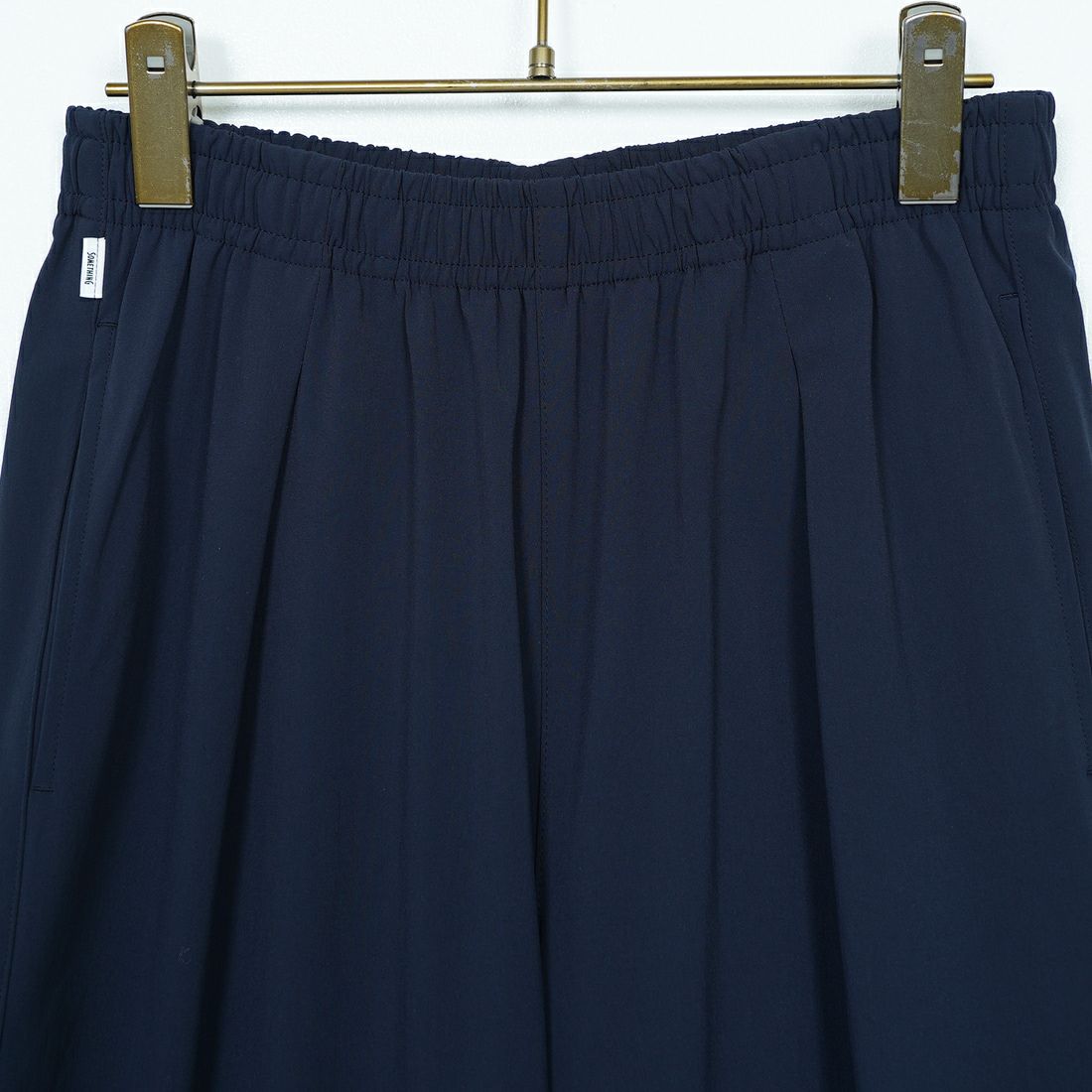 SOMETHING [サムシング] ウエストゴムSLワイドパンツ [SN9005] 5004 NAVY
