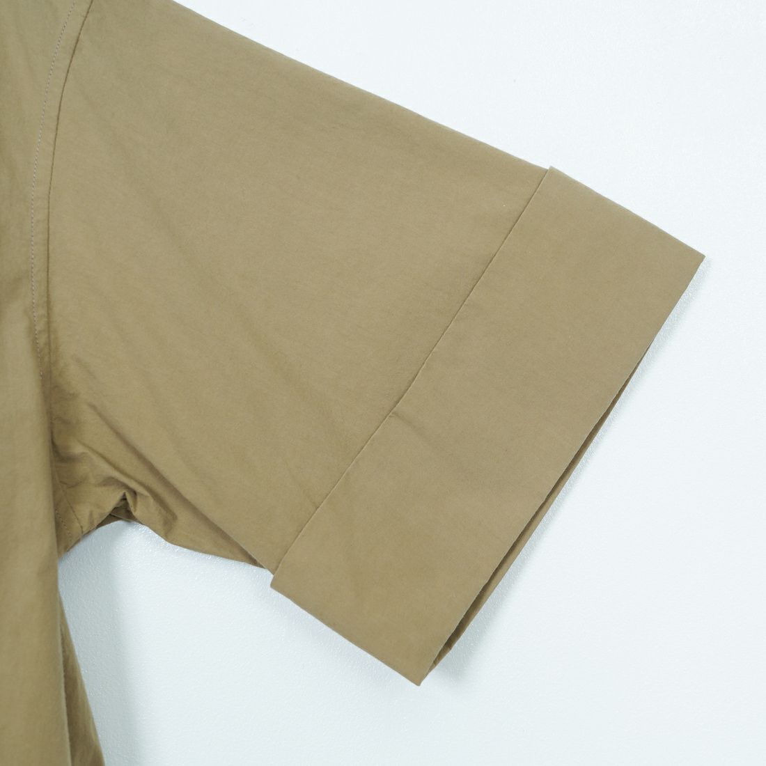 Gymphlex [ジムフレックス] スタンドカラー半袖シャツ [GY-B0368TYO] BEIGE
