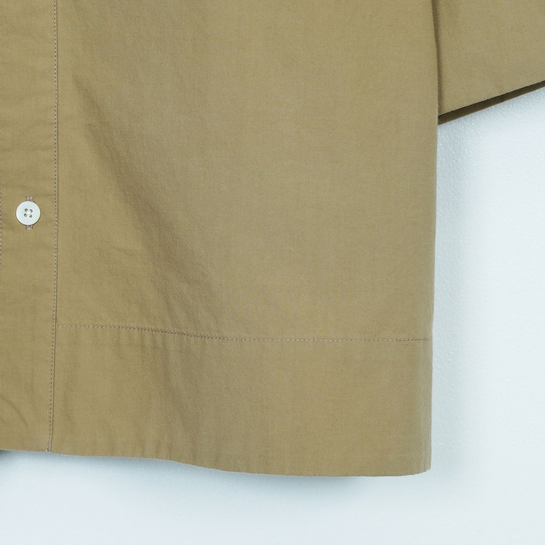 Gymphlex [ジムフレックス] スタンドカラー半袖シャツ [GY-B0368TYO] BEIGE