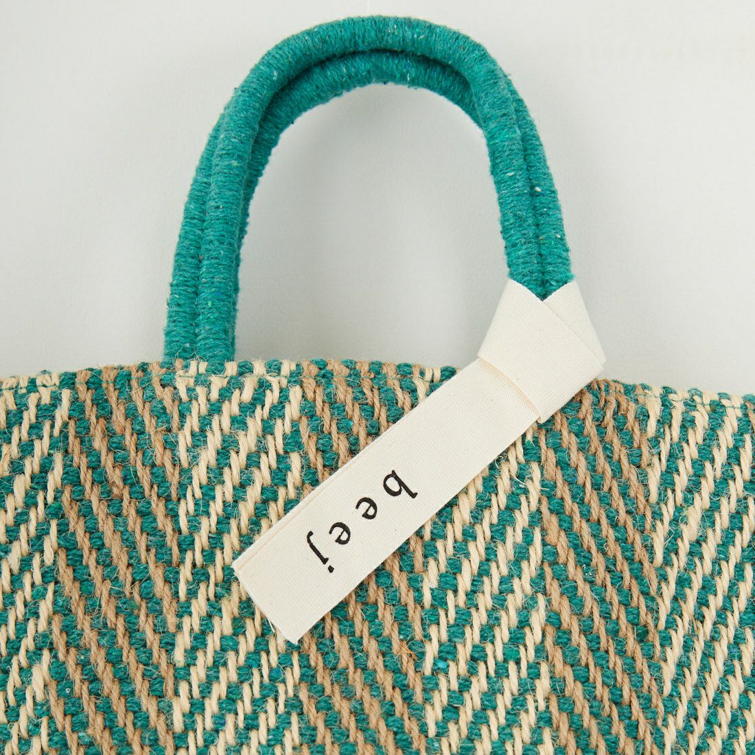 beej [ビージ] ジュートミックス 3パネルバッグ [25SS-PWMI-IT013] L.GRAY