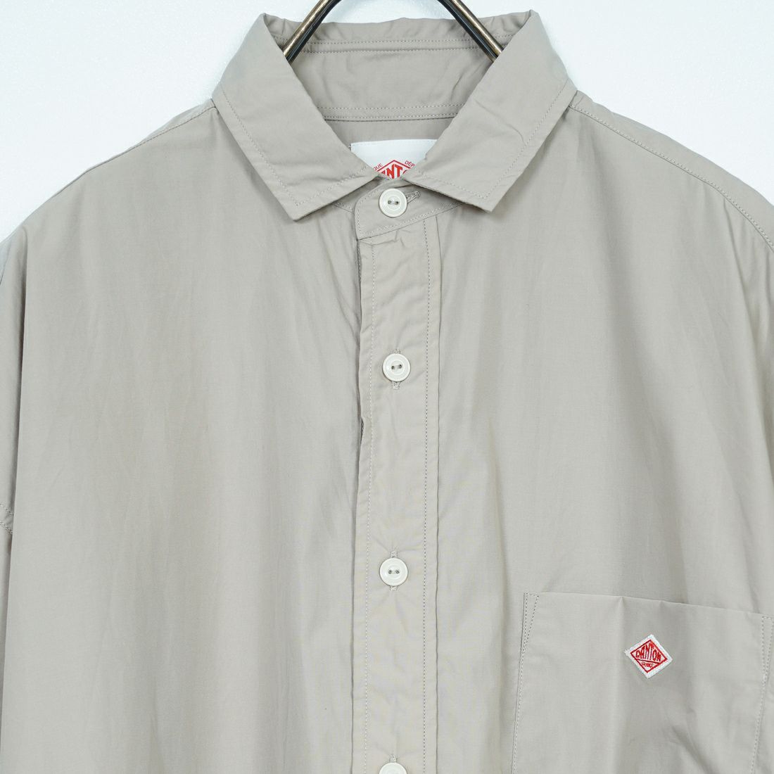 DANTON [ダントン] シャツワンピース [JD-3655CPL] GREIGE