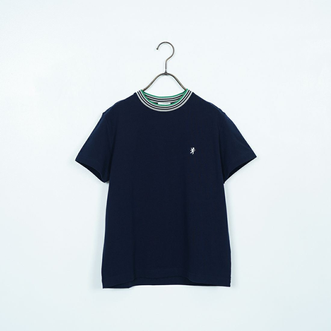 Gymphlex [ジムフレックス] クルーネック ニットライン Tシャツ [GY-C0448CCB] NAVY/BEIGE