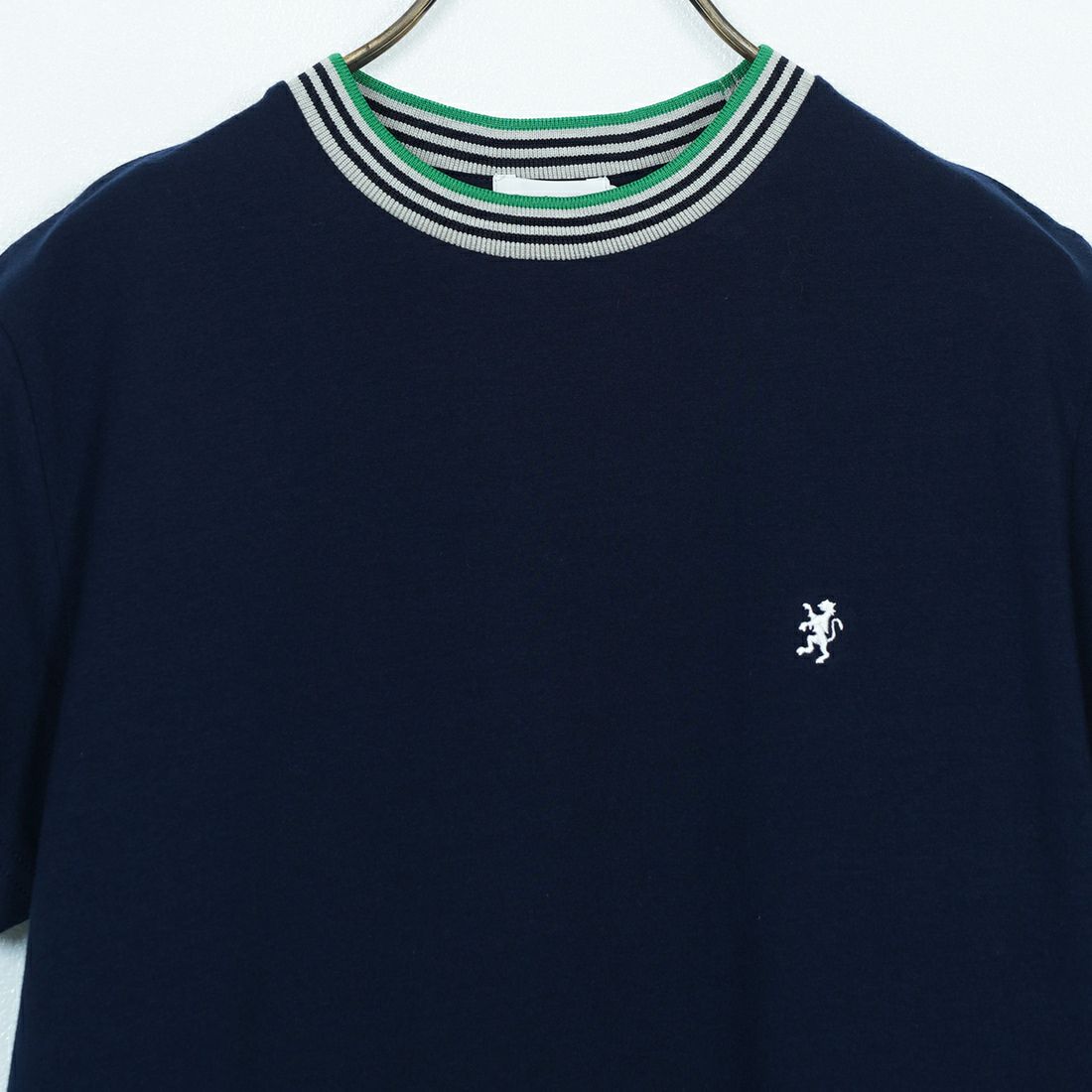 Gymphlex [ジムフレックス] クルーネック ニットライン Tシャツ [GY-C0448CCB] NAVY/BEIGE