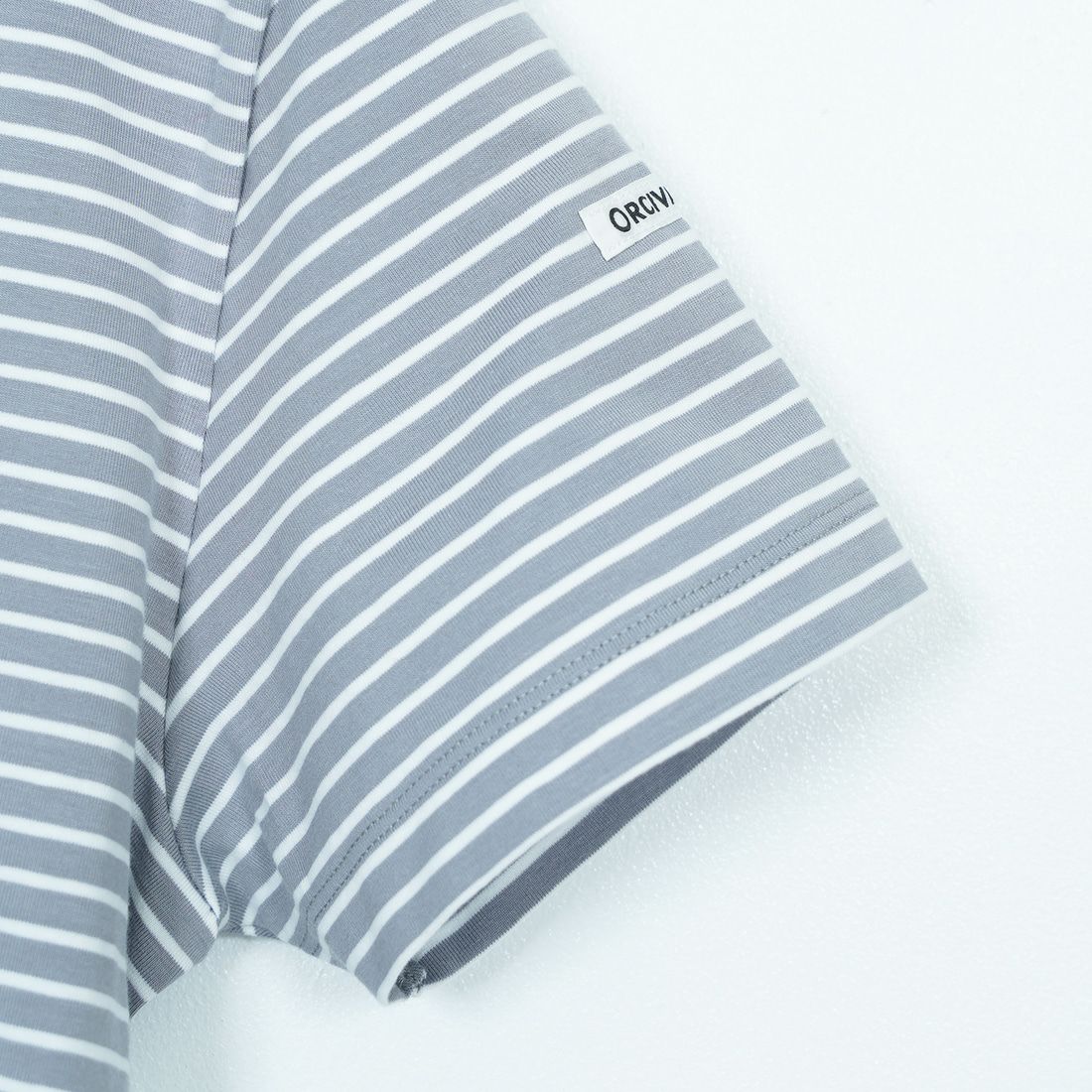 ORCIVAL [オーシバル] クルーネックボーダーTシャツ [OR-C0415CCF] GRAY/WHITE