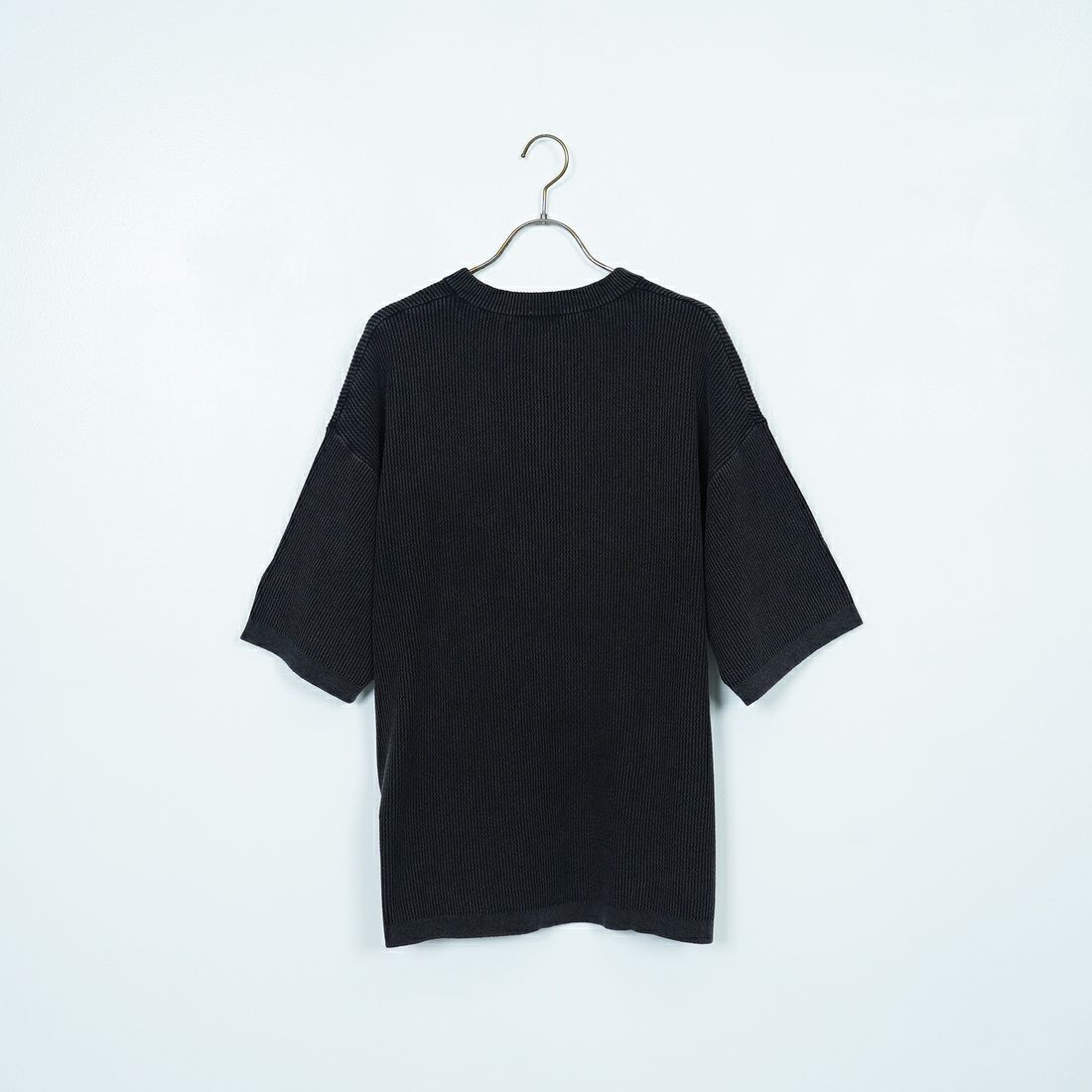 Health knit [ヘルスニット] ヘンリーネック ショートスリーブTシャツ [HR25S-M112] INK BLACK