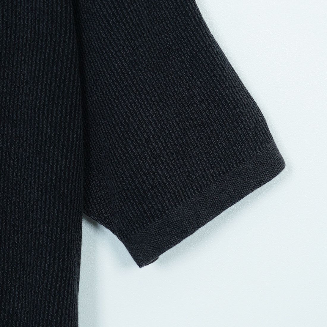 Health knit [ヘルスニット] ヘンリーネック ショートスリーブTシャツ [HR25S-M112] INK BLACK