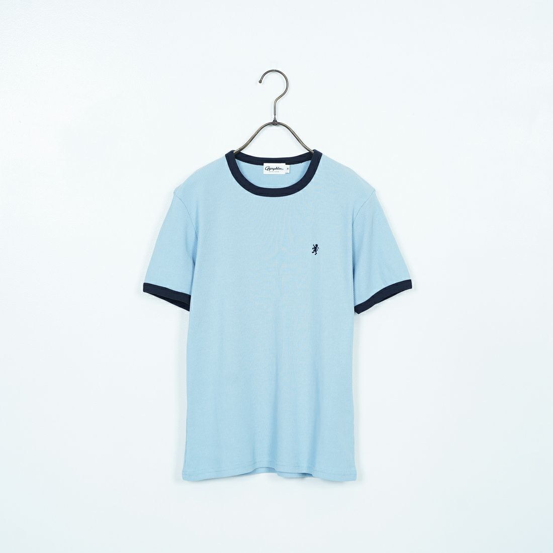 Gymphlex [ジムフレックス] クルーネックリンガーTシャツ [GY-C0326VRL]