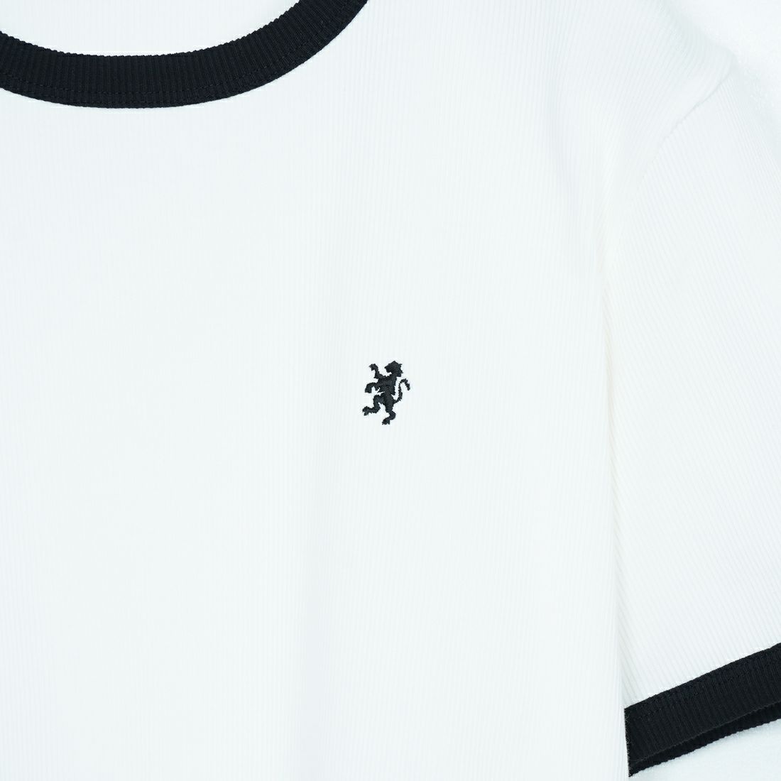 Gymphlex [ジムフレックス] クルーネックリンガーTシャツ [GY-C0326VRL] WHITE