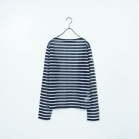 ORCIVAL [オーシバル] シースルーボートネックボーダーカットソー [OR