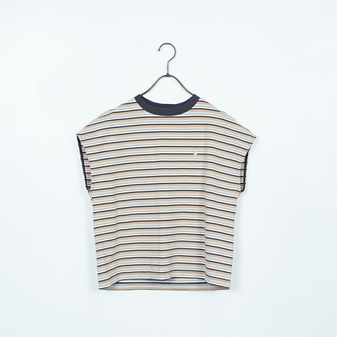Gymphlex [ジムフレックス] スリーブレスTシャツ [GY-C0445MST] BEIGE STRI
