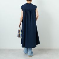G/FORE スリーブレス ポロワンピース 38 ブラック Gymphlex｜ポロ カラー ドレス POLO COLLAR DRESS ワンピース